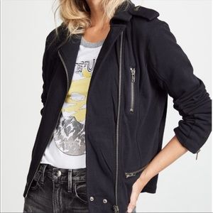 NWOT Chaser Cotton‎ Moto Jacket Sz XS